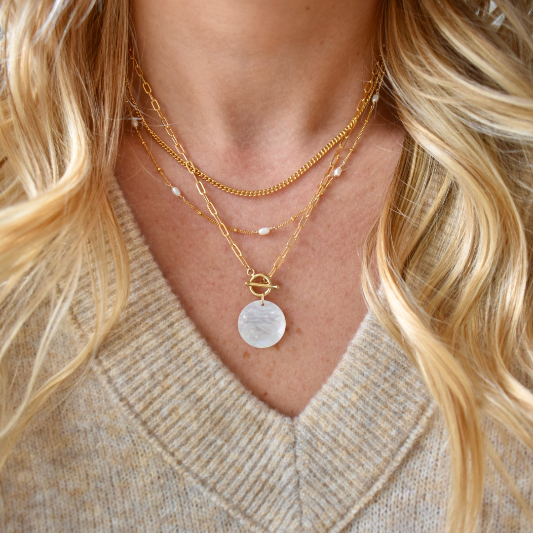 Fresh Water Pearl Stars Align Necklace