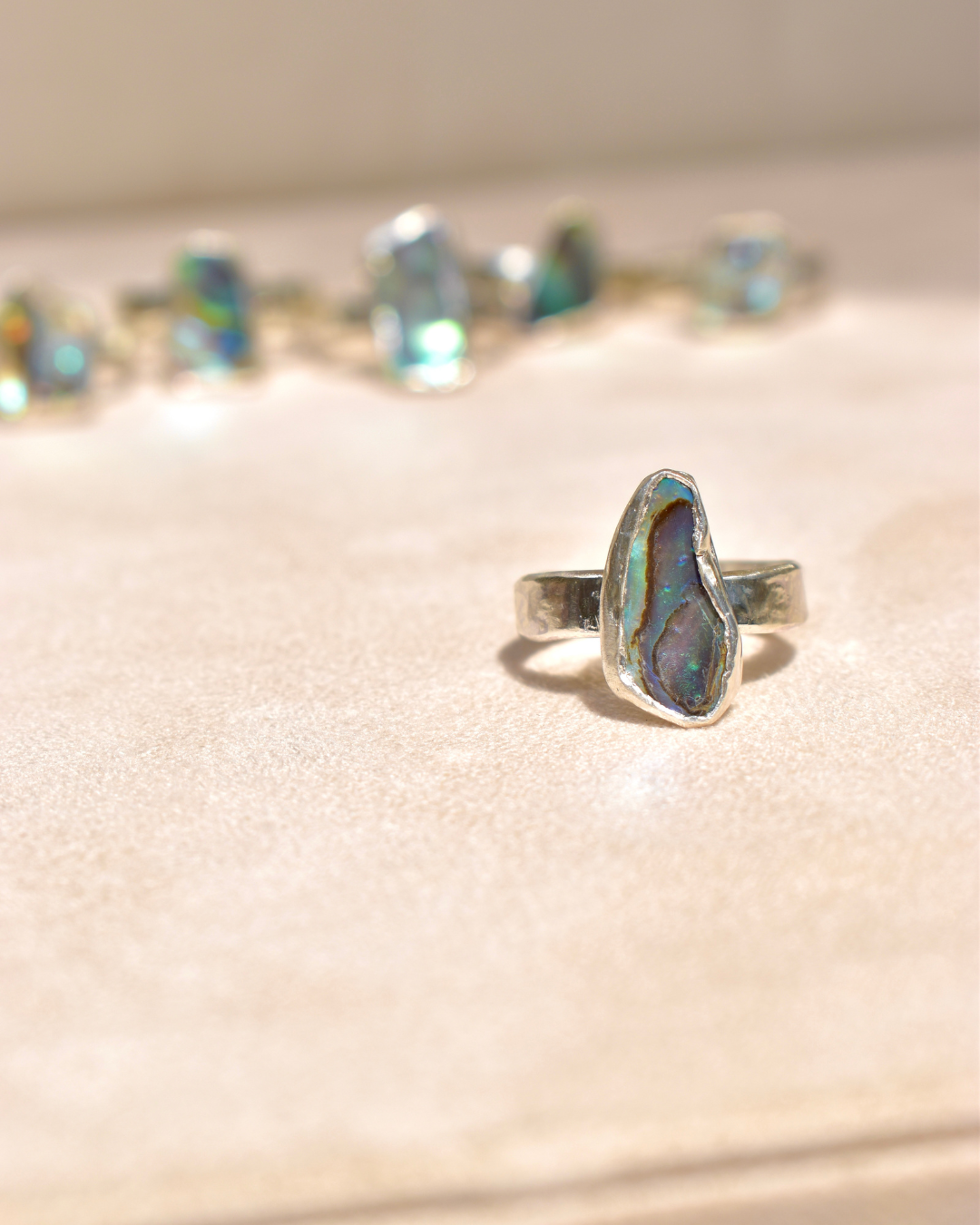 Abalone Ring - Size 6