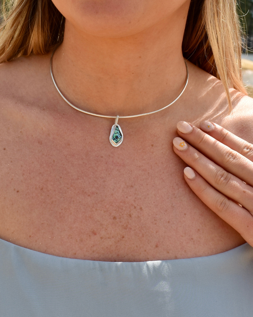 Abalone Collar Necklace