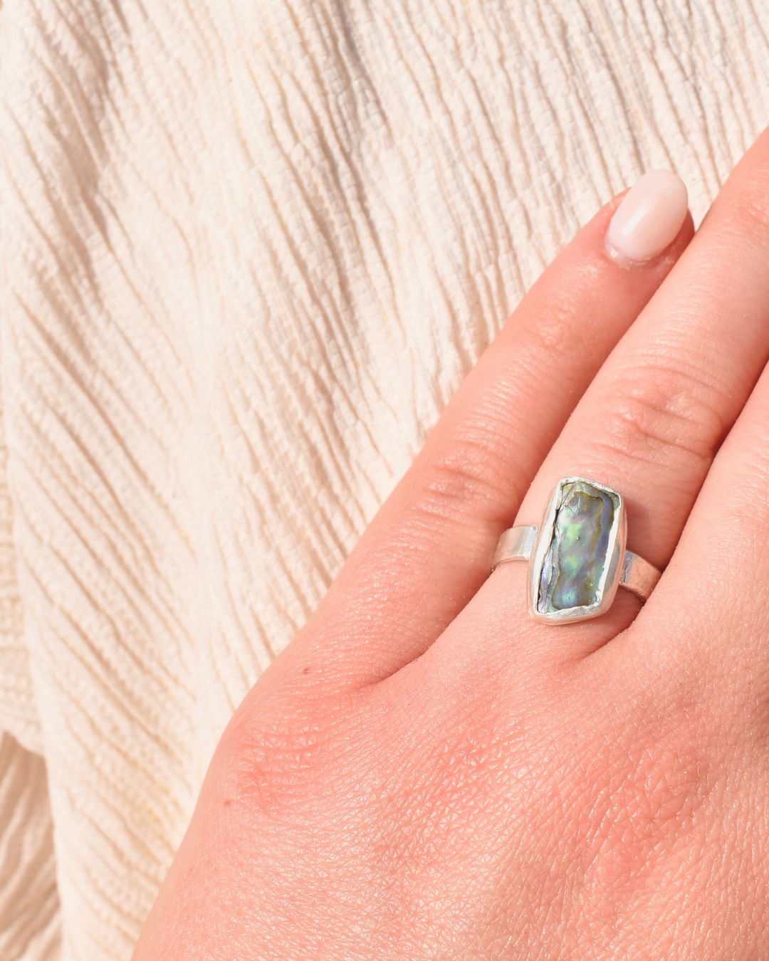 Abalone Ring - Size 7