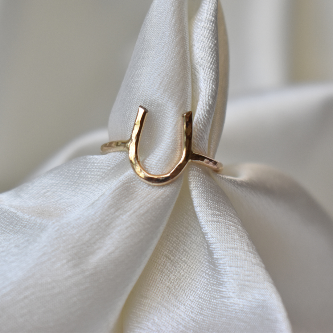 Lucky Horseshoe Ring