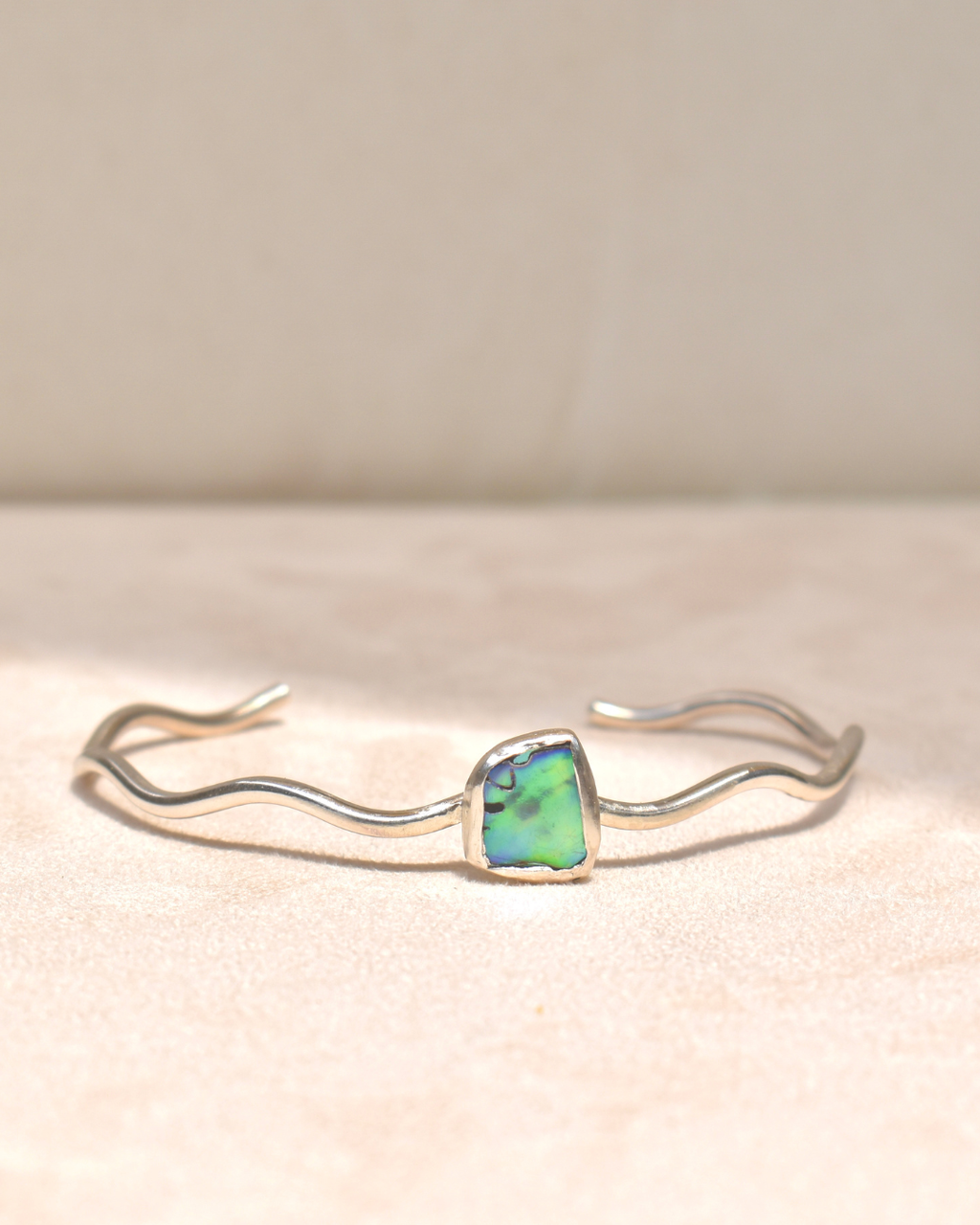 Abalone Wavy Cuff