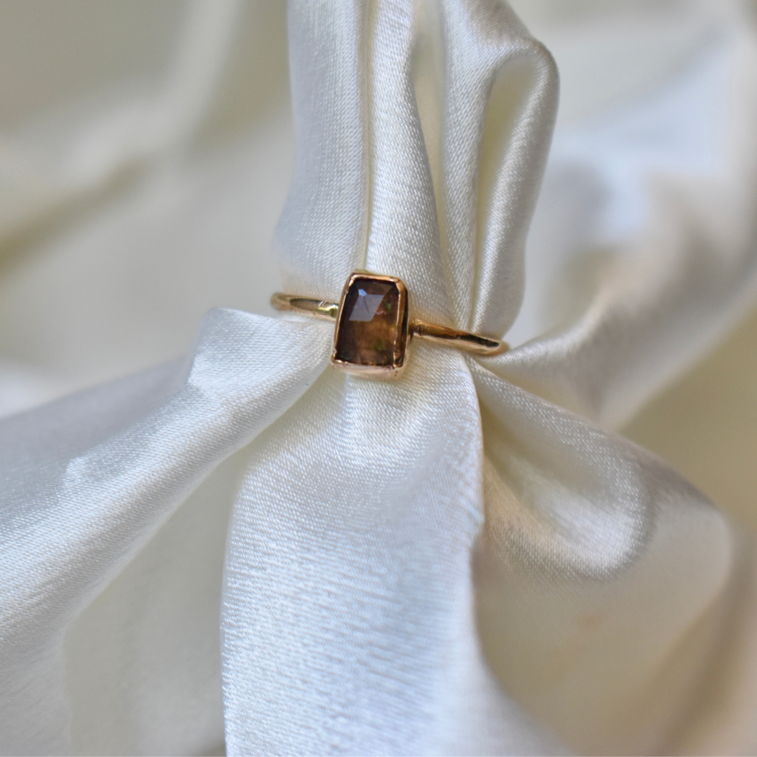 Tourmaline Ring - Dark Watermelon