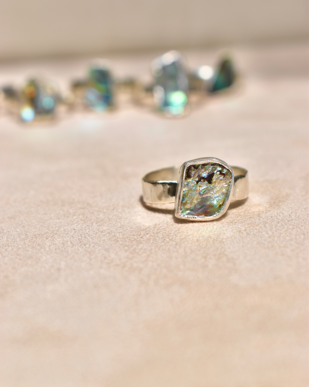 Abalone Ring - Size 8