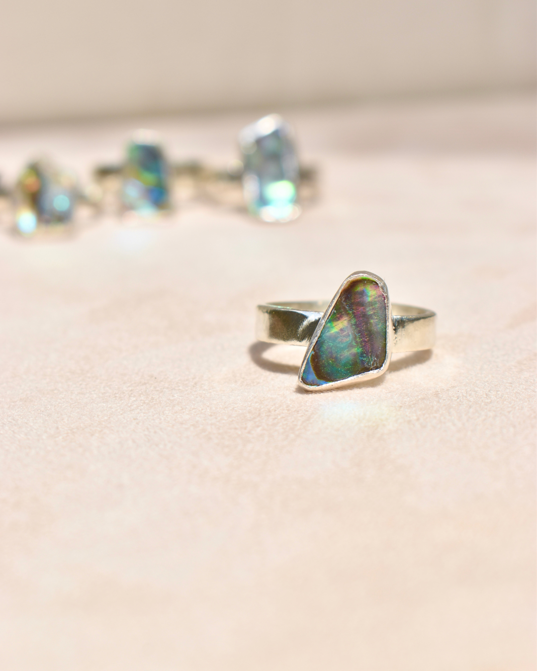 Abalone Ring - Size 7.5