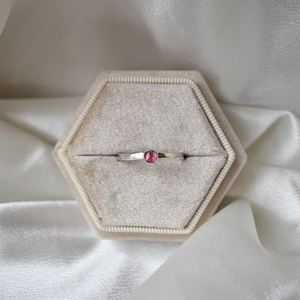 Pink Tourmaline Ring