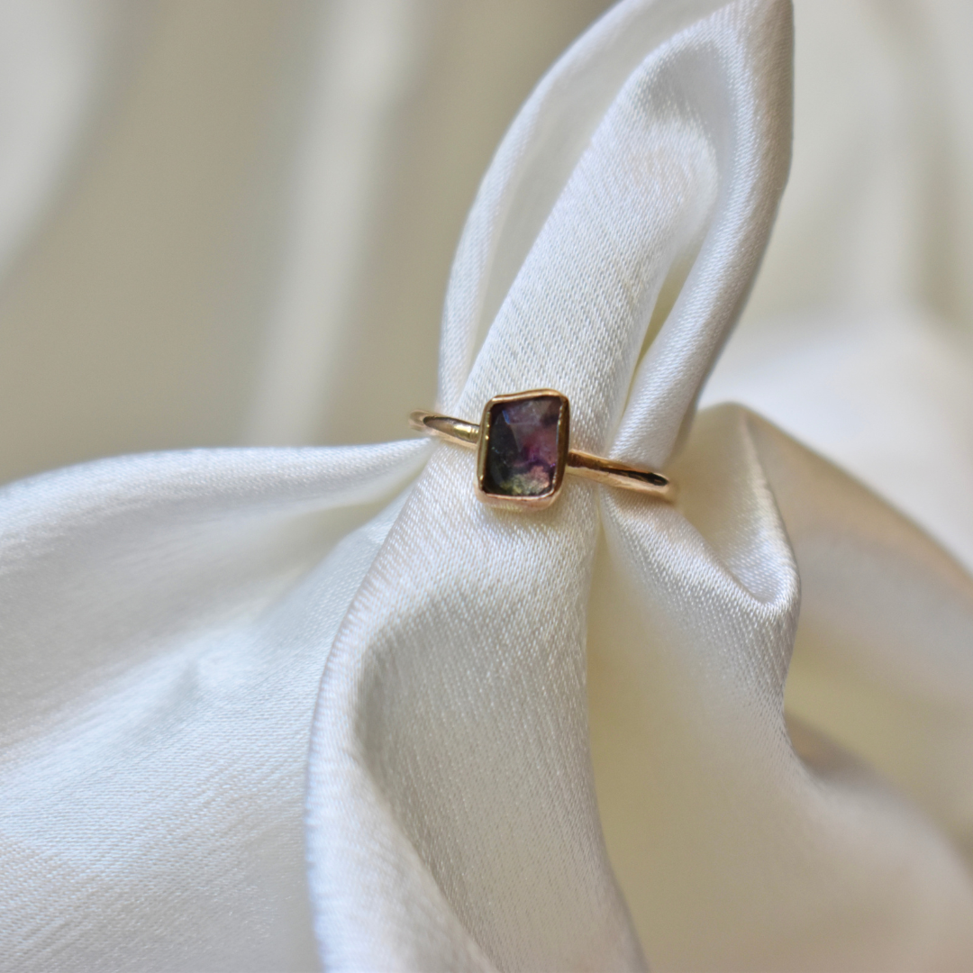 Tourmaline Ring - Watermelon