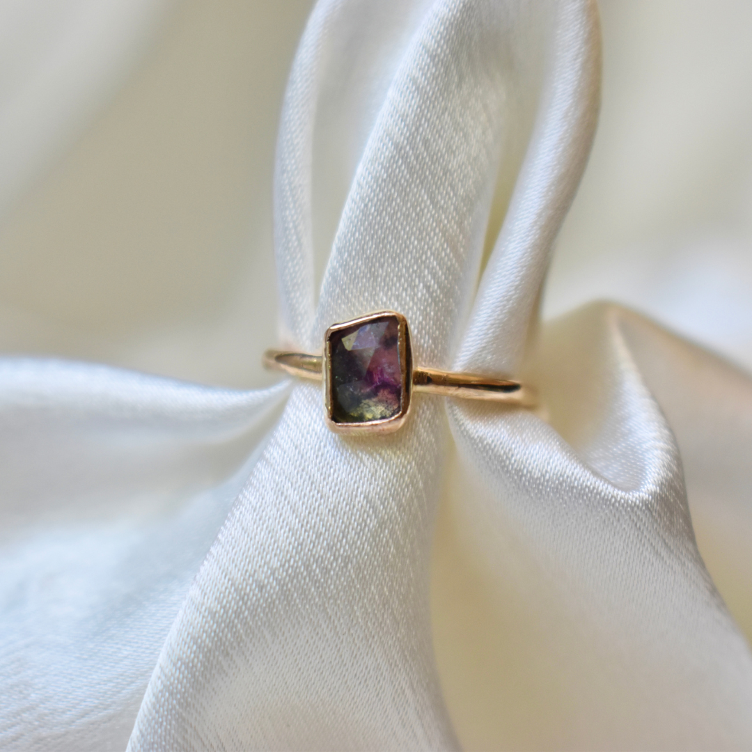 Tourmaline Ring - Watermelon