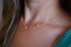 Herkimer Stars Align Necklace